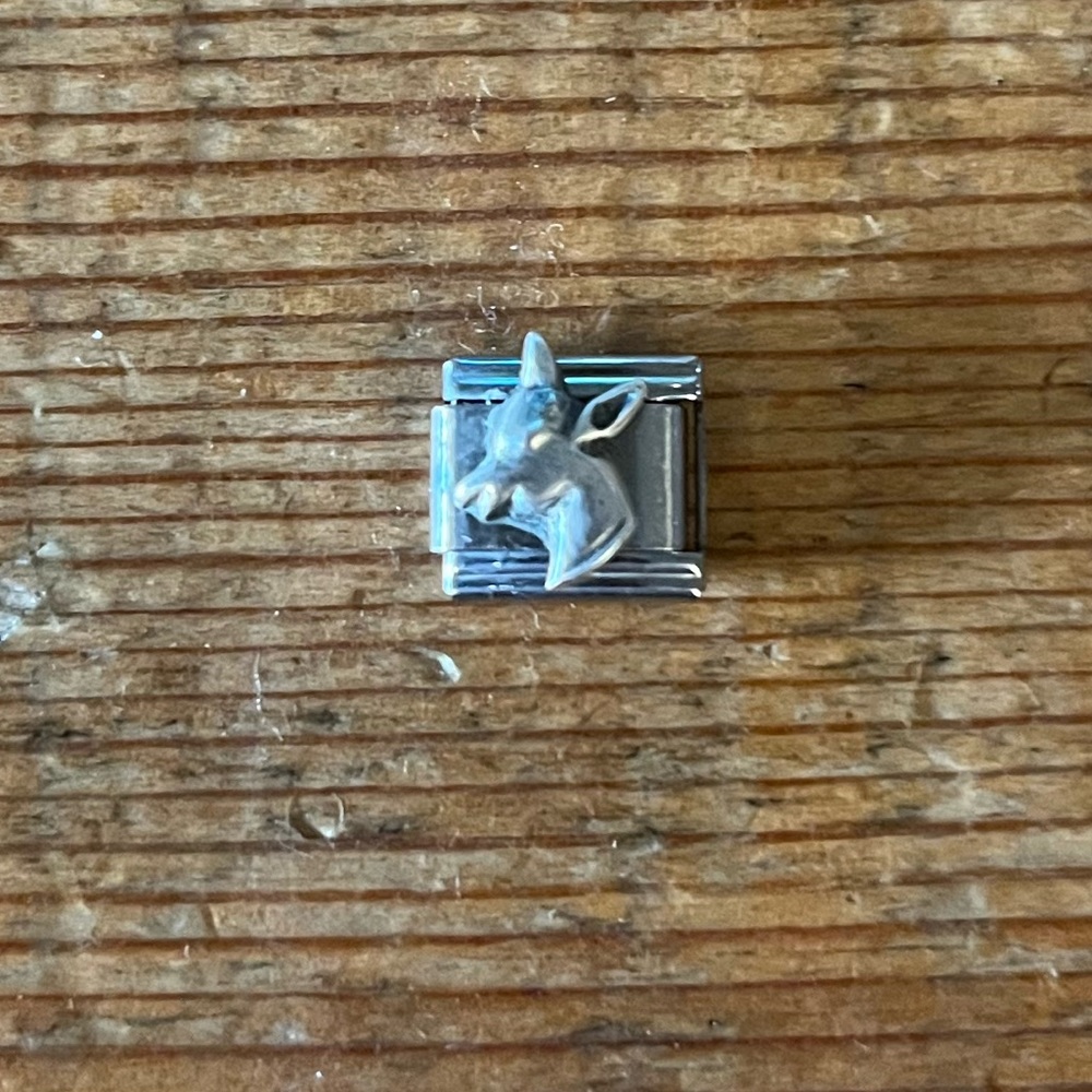 Italian Modular Link Charm Deer - stainless steel 9mm